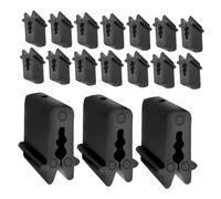 ORFOFE 100 pièces Clips Plastiques pour Pinces Durables pour Fixation Film Ombrage et Bâche Faciles à Installer Réutilisables Adaptées pour Câbles Acier Usage Jardin Extérieur