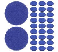 ORFOFE 100 Pièces Coussinets Aromatiques pour Humidificateur, Recharge pour Médaillon à Parfum, Coton, Ronds, Réutilisables, Bleus, pour Voiture et Diffuseurs