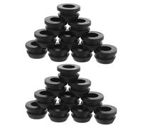 ORFOFE 100 Pièces Joints D’étanchéité pour Goutte à Goutte en Silicone Tpe Noir, pour Systèmes D’arrosage ’irrigation, Contrôle Précis du Débit D’eau, Agriculture
