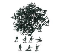 ORFOFE 100 Pièces Miniatures Soldats Modèles Militaires Mini Figurines pour Jeux Décoration de Tabletop
