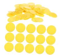 ORFOFE 100 pièces Plastic Counting Chips Small Round Game Tokens for Learning Math Sorting Addition and Subtraction Educational Toys for