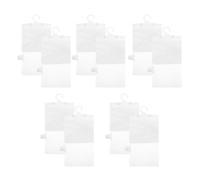 ORFOFE 10ensembles Sacs Déshydratants Réutilisables avec Crochet Format pour Placard Salle de Bain Absorption et Contrôle Humidité avec Recharge Remplaçable Transparent