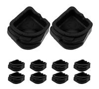 ORFOFE 10pcs Bol à Eau Noir en Résine pour Petits Animaux et Arachnides, Design Antidécrochage et Haute Stabilité, pour Habitat D'araignée