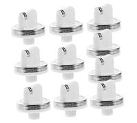 ORFOFE 10pcs Bouton Vanne de Commande du Chauffe-eau à Gaz en Plastique Blanc, Réglage Précis Température, Remplacement pour Chauffe-eau Domestique