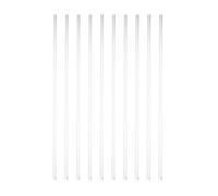 ORFOFE 10pcs Tiges D'agitation en Verre Lisse 20cm Bâtonnets Mélangeurs Arrondis pour Laboratoire Chimie Biologie Exploration Scientifique Réutilisable