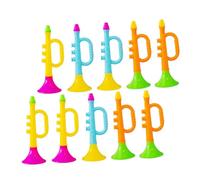 ORFOFE 12 pièces Corne de Jeu Plastique Colorée Instrument Trompette Portable pour Événements et Supporters de Football