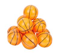 ORFOFE 12 pièces Mini Éponge PU Ballon de Basketball Stress pour Garçon Fille Balle Décompression Sensorielle et Réutilisable