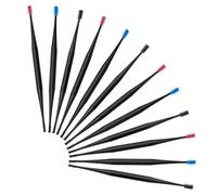 ORFOFE 12 Pièces Nettoyant pour cuillères auriculaires en silicone Nettoyer de cire d'oreille Outils de nettoyage de lames d'oreille