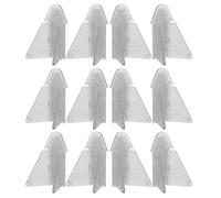 ORFOFE 12 Pièces Transparent Adjustable Child Window Locks Sliding Glass Door Safety Kit For Pets Patio And Closets Invisible Childproof Protection