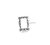 ORFOFE 120 Pièces Miniature Photo Frame Set Vintage Alloy Micro Frames for Dollhouse DIY Crafts for Tiny Gallery and Event Decoration