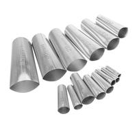 ORFOFE 14 Embouts de Calfeutrage Réutilisables en Acier Inoxydable Buse D'outil de Calfeutrage pour Finition Précise Ensemble 14 Pièces Buse Applicateur pour Murs Extérieurs et Collage