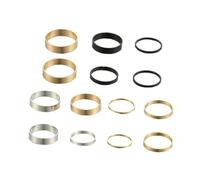 ORFOFE 14 pièces Bague Femme Assortiment Anneaux Décoratifs Simples Créatifs avec Surface Glacée pour Confort