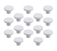 ORFOFE 15 pièces Bases Céramique pour Coraux Supports Solides et Lisses pour Aquarium Eau de Mer Adaptées Propagation et Fixation des Coraux Branchus