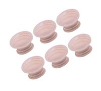 ORFOFE 15 Pièces Boutons de Tiroir Bois de Hêtre Rond Poignées de Meuble Chic Bois Naturel Poignée Simple Trou pour Armoire et Bureau Tirant Circulaire pour Mobilier à Usage Domestique et