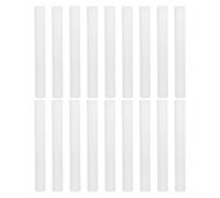 ORFOFE 18 Pcs Manchons de Bougie en Pvc Blanc pour Douilles E12 Candelabra, Tube Rustique Antidébordement, Installation Facile pour Décorations Festives et Hôtels