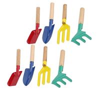 ORFOFE 1Ensemble Kit Outils de Jardinage de Pelles Râteau Fourche et Truelles Outils de Plantation pour Jardin Intérieur et Extérieur
