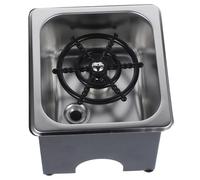 ORFOFE 1ensemble Rinceur De Verre Acier Inoxydable Pour Bar Et Cuisine Système Automatique De Nettoyage Des Tasses Et Bouteilles Avec Tuyau Rinceur Pratique Pour Évier Rinseur De Verre