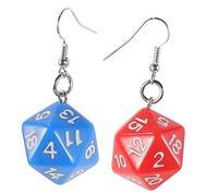 ORFOFE 1Paire Boucles Oreilles Dés Polyédriques Faces pour Femmes Accessoire pour et Occasions Spéciales Confortable et Élégant