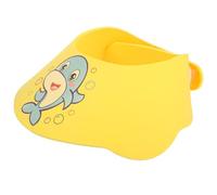 ORFOFE 1pièce Visage De Bain Pour Garçon Fille Visor Réglable Étanche Pour Lavage De Cheveux Garçon Fille Jaune