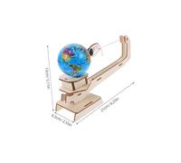 ORFOFE 2 Ensembles Educational Gravity Globe Puzzle Stem Physics Toys for Wooden Earth and Moon Models Science Experiment Kit for Learning and Curiosity Development