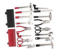 ORFOFE 2 Ensembles Miniature Tool Kit for Dollhouse Realistic Mini Hammer Pliers Screwdriver Wrench in and Cases Miniature Repair Tools for Micro Landscape Decoration