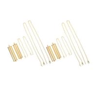 ORFOFE 2 ensembles Pendules Métal Creux pour Horloge Mécanique de Remplacement Rétro pour Horloge Murale Sol Décor Artistique Doré pour Maison et Bureau