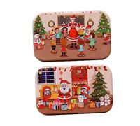 ORFOFE 2 Ensembles Puzzle Éducatif de Noël Bois Pédagogique pour Garçon Fille Développement Cognitif et Créativité Motifs Festifs Colorés pour Fêtes de Noël