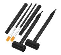 ORFOFE 2 Ensembles Set de Kits de Fouilles Archéologiques pour Garçon Fille Outils de Creusage Léger Caoutchouc Marteaux Pelles et Brosses Simulés pour Développement Motricité et
