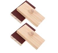 ORFOFE 2 Paires Instruments Musicaux Bois pour Garçon Fille Block Percussion Montessori Soundboard Rythmique à Effets Sonores pour Éveil Musical et Apprentissage