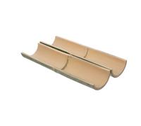 ORFOFE 2 Pièces Bamboo Water Guide Tubes for Outdoor Fountain Leak Resistant Half Open Design for Garden and Backyard Landscaping Accessories
