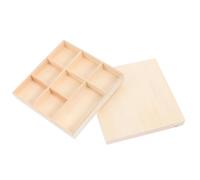 ORFOFE 2 Pièces Boîtes de Rangement DIY pour Bijoux et Décorations de Noël Boîte à Compartiments Cases Petit Coffret Cadeau pour Bureau et Maison