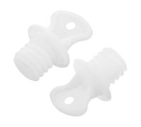 ORFOFE 2 Pièces Bouchon Plastique pour Petite Bouillotte Stopper Étanche Bouchon de Poche Eau Chaude et Facile à Utiliser