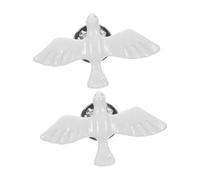 ORFOFE 2 Pièces Broche Chrétien Élégant pour Communion et Baptême Lot Accessoire Religieux et Décoratif