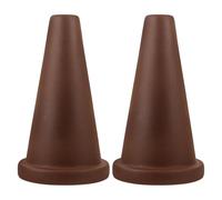 ORFOFE 2 Pièces Cône de Frai Argile Violette Abri Naturel pour Reproduction Poissons Discus et Scalaires Cachette Artisanale pour Aquarium Favorise Éclosion Œufs et Habitat Sécurisé