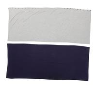 ORFOFE 2 pièces Couverture Dallaitement Coton avec Bouton Poncho Multifonction pour Écharpe Dallaitement Légère et Respirante Bleu Marine Protection Discrète pour Mamans Allaitantes