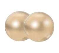ORFOFE 2 pièces de Massage Massif de Boules Lisses pour Relaxation Main et Rééducation Musculaire Boules Métalliques Durables Antistress