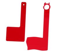 ORFOFE 2 Pièces Drapeau de Boîte Aux Lettres Acrylique Rotatif Petit Accessoire Pratique pour Surfaces Brique et Lot