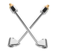 ORFOFE 2 pièces Embout Gonfleur Pneumatique pour Voitures et Adaptateur de Valve pour Gonflage de Pneus avec Connexion Rapide Construction Métallique Durable et Opération Simple