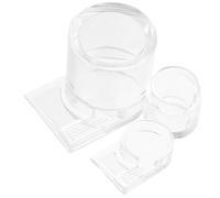 ORFOFE 2 pièces Gamelle Eau pour Fourmis Acrylique Transparent Distributeur et Facile à Nettoyer Zone Alimentation Polyvalente pour Nids et Fermes Lot de Grand Petit