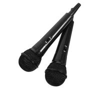 ORFOFE 2 Pièces Microphone Garçon Fille Micro Factice Portable pour Jeu de Rôle Scène et Interview Simulateur Réaliste pour Garçon Fille Accessoire Ludique pour Animation et Karaoké