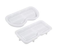 ORFOFE 2 pièces Moule Silicone pour Plateau à Lunettes Moule Époxy DIY pour Création de Plateau de Rangement et Durable Parfait pour Support Lunettes Soleil