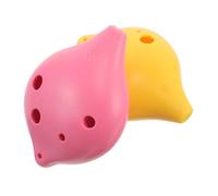 ORFOFE 2 pièces Ocarina Ac pour Étudiants Instrument à Vent Simple et et Mélodieux pour Apprentissage Musical Garçon Fille et Adultes Enhancement Performance