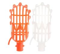 ORFOFE 2 Pièces Panier Récolteur de Fruits sans Perche Outil de Récolte Kaki Pommes Oranges Poires Pratique pour Vergers et Jardins