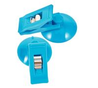 ORFOFE 2 pièces Pince à Ventouse pour Voiture Porte Tickets et Cartes Clip Organisateur Durable et Lot de Clips Pratiques pour Accessoires Auto