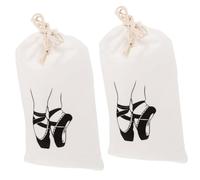 ORFOFE 2 pièces Pochette Chaussures Ballet Lot de Danse Drawstring pour Rangement Chaussons Accessoires Danseuse