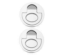 ORFOFE 2 pièces Poignée de Trappe Bateau INOX Affleurante Anneau Tirage pour Capot Pont et Panneaux Ponts Yachts