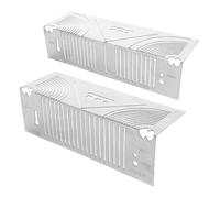 ORFOFE 2 pièces Règle Métallique Multifonction pour Traçage Arcs et Angles Précis Outil de Marquage Réglable pour Travail Du et Petit Moyen