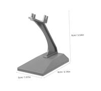 ORFOFE 2 pièces Support de Modèle Avion Porte Avion de Bureau Gris Support Dexposition et Portable pour Maquettes et Jouets