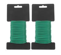 ORFOFE 2 Rouleaux Attaches de Jardin Flexibles Vertes Liens Souples pour Plantes Grimpantes Support Multifuntionnel pour Arbustes Branches et Outils de Jardinage
