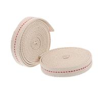 ORFOFE 2 Rouleaux Mèche Plate Coton Pure pour Lampe à Pétrole Remplacement pour Lampe Huile et Lanterne Portable Camping Extérieur Mètres
